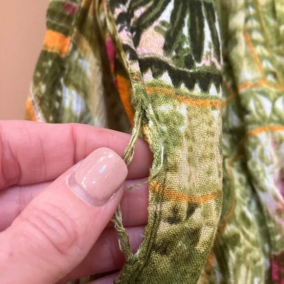 Go Softly Women's Patio Dress Pockets House Muu Muu Boho Large Tribal Pullover - Picture 4 of 9